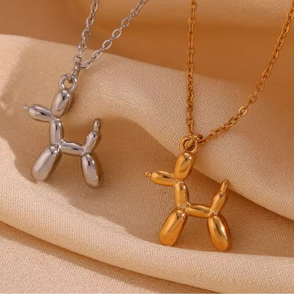Poodle Pendant w/Chain